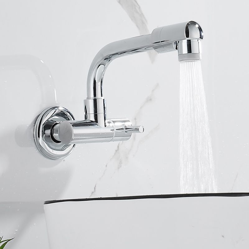 BowLift | Wall-mounted metal bathtub filler with low arc waterfall bathtub faucet