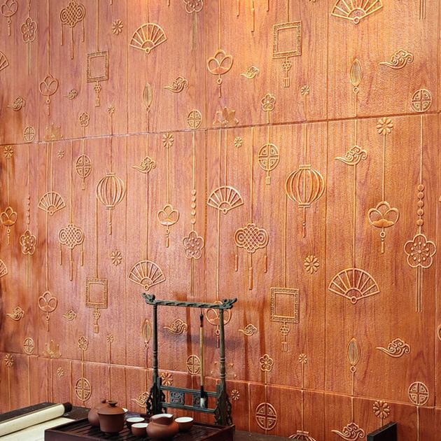 BowLift | Contemporary Wall Panels Self-Adhesive Waterproof Cartoon 3D Print Wall Covering