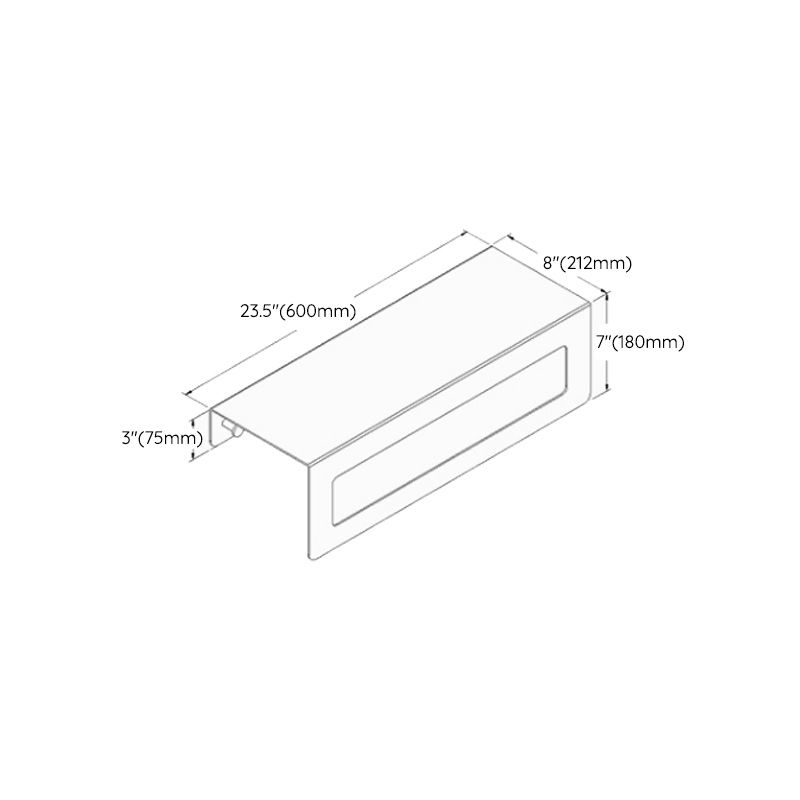 BowLift | Black 6-piece Bathroom Accessory Set Modern Shower Curtain Rod / Bathrobe Hooks and Towel Bar