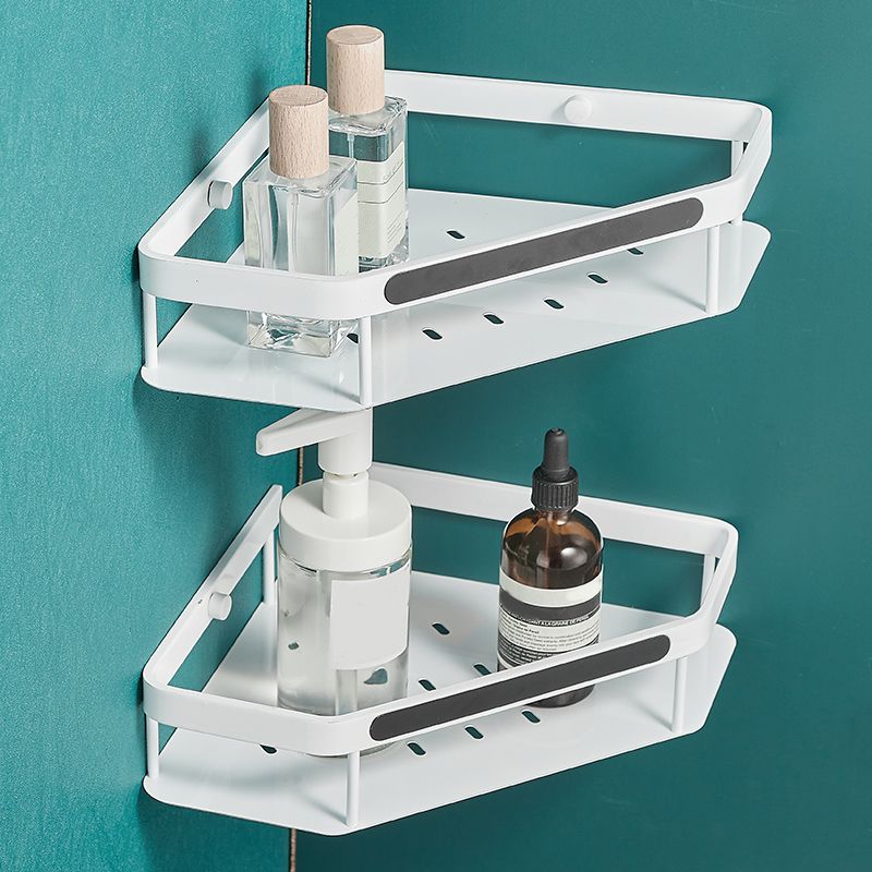 BowLift | Matt white 3-piece modern bathroom accessory set, bathroom shelf