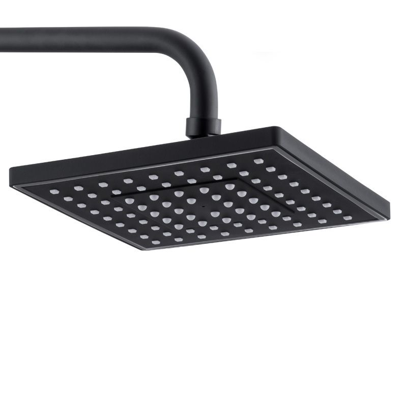 BowLift | Contemporary Style Shower Head Plastic Fixed Shower Head in Round and Square Shape