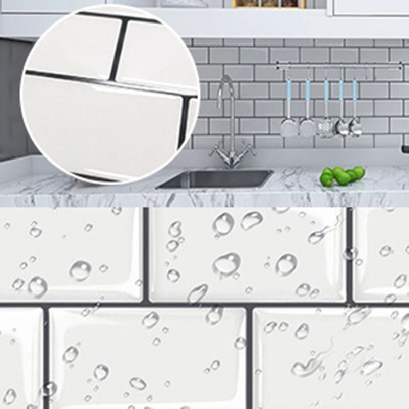 BowLift | Polygon Metal Peel and Stick Back Wall Tile PVC Peel and Stick Tile for the Kitchen