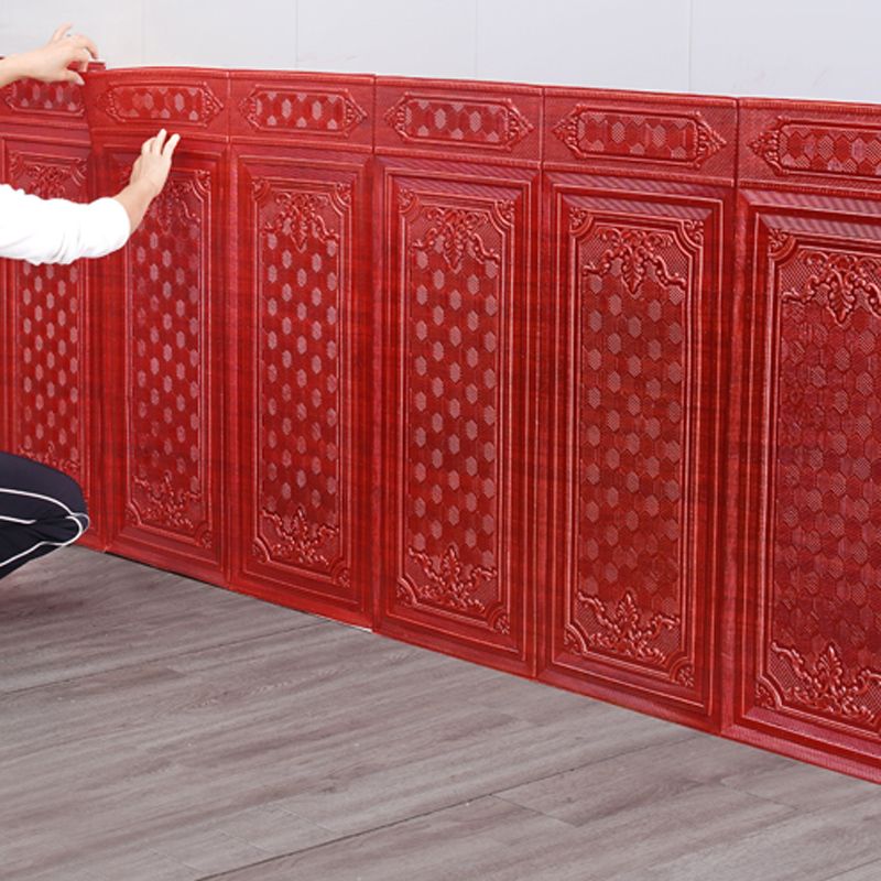 BowLift | Wall Panel 3D embossed Peel and Stick waterproof back panels for living room