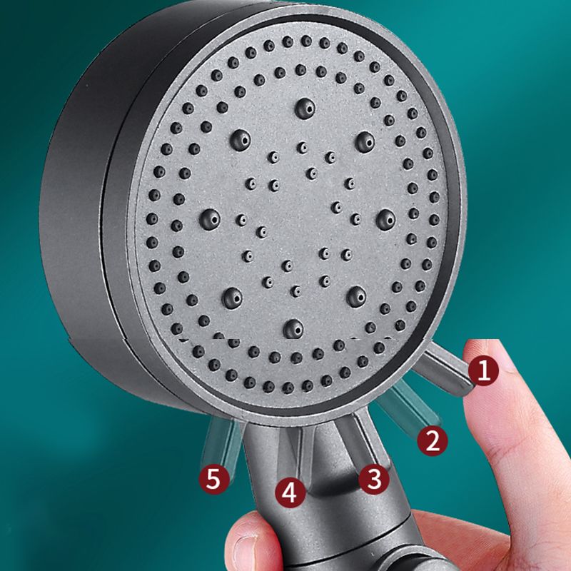 BowLift | Contemporary Round Hand Shower Adjustable Spray Pattern Wall Mounted Shower Head