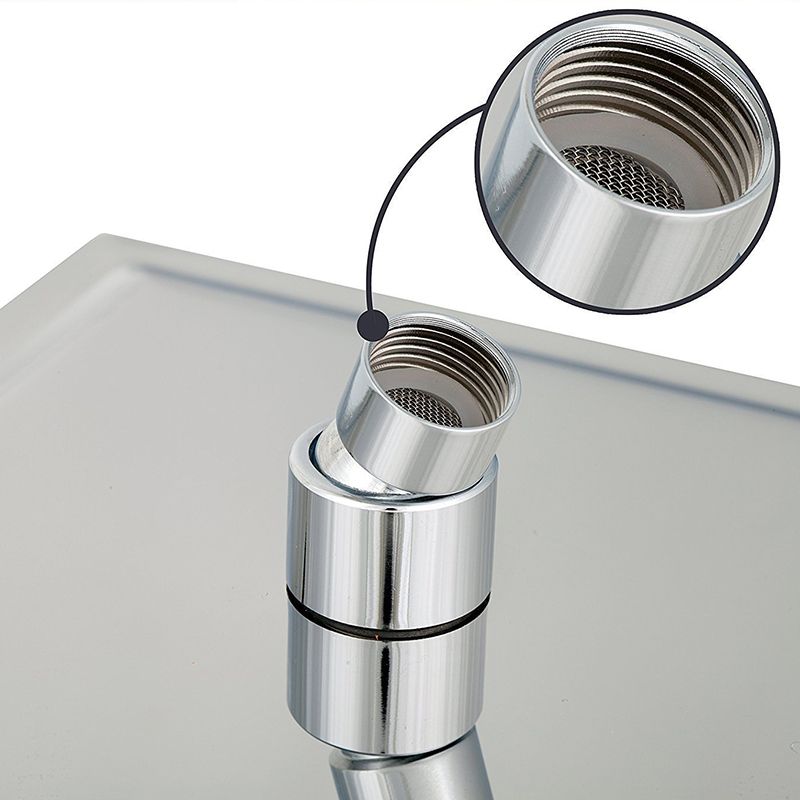 BowLift | Wall Mounted Fixed Shower Head Modern Style Metal Shower Head
