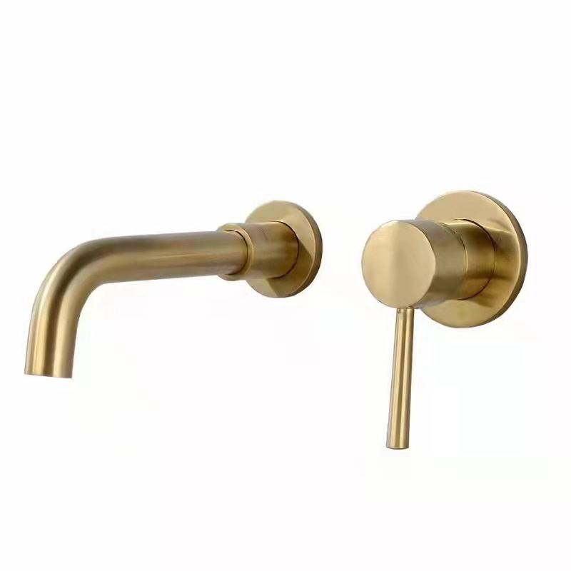 BowLift | Wall-mounted faucet Glam Style sink bathroom faucet with lever handle