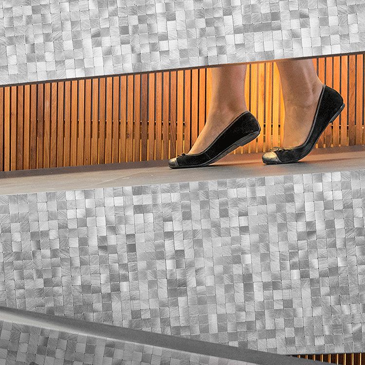 BowLift | Mosaic Tile Wallpaper Contemporary Peel and Stick Wallpaper with Square Shape