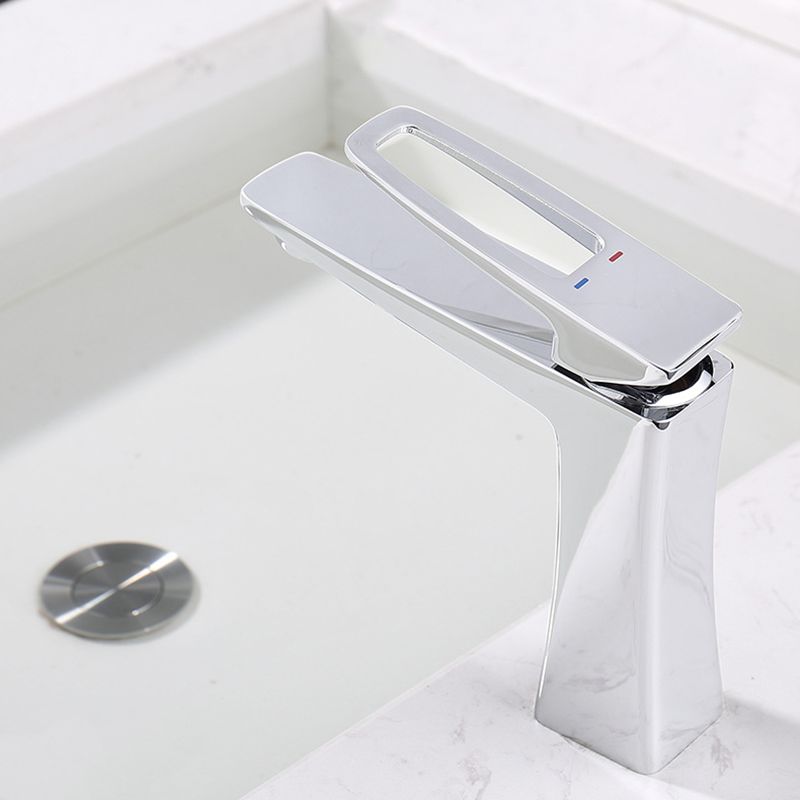 BowLift | Glam Vessel Sink Faucet Brass Lever Handles with Drain Assembly Sink Mixer