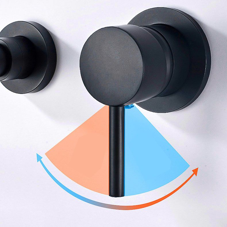 BowLift | Wall mounted metal bathtub faucet single lever swivel bathtub tap trim