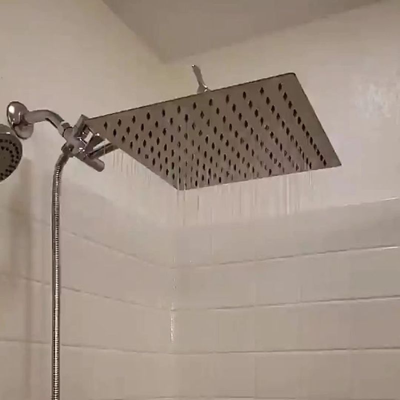 BowLift | Classic Dual Shower Head Water-efficient Square Metal Dual Shower Head