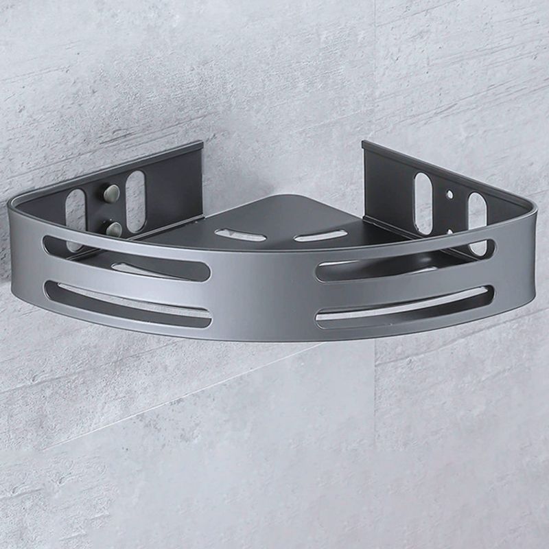 BowLift | Matt gray bathroom accessory set bathroom shelf/towel holder & paper holder included