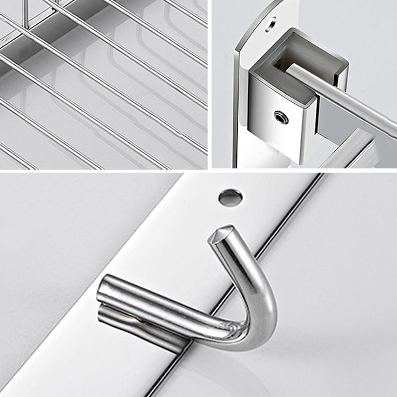 BowLift | Modern Bathroom Accessories Hardware Set Silver Bathroom Hardware