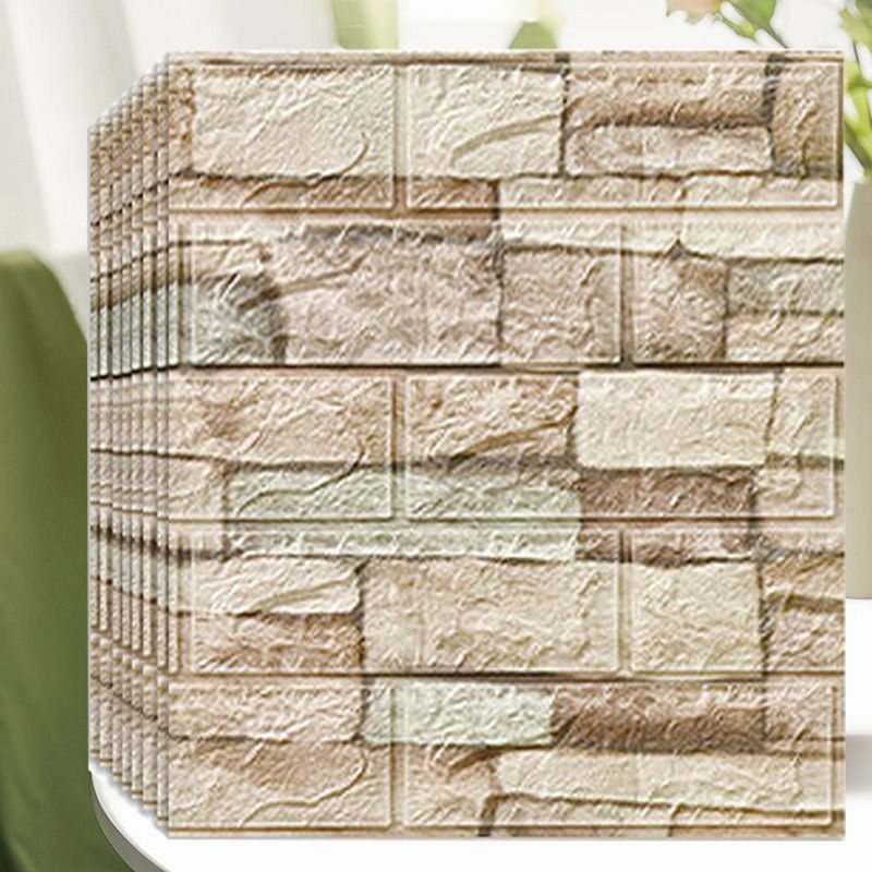 BowLift | Country House Wall Shelf 3D Brick Living Room Wall Panel Set of 2