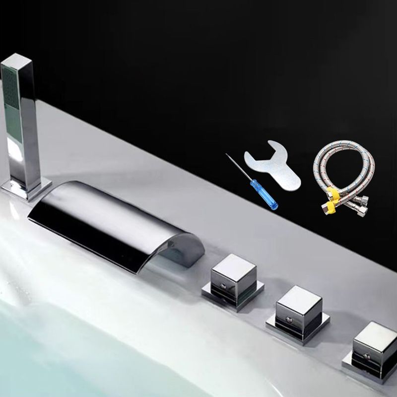 BowLift | Contemporary Style Bathroom Faucet Metal Deck Mounted Bathroom Faucet