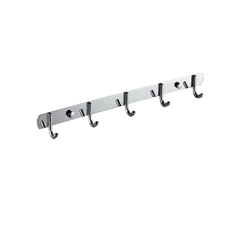 BowLift | Chrome Modern Bathroom Hardware Set Stainless Steel Towel Hook/Towel Rail & Bathroom Shelf