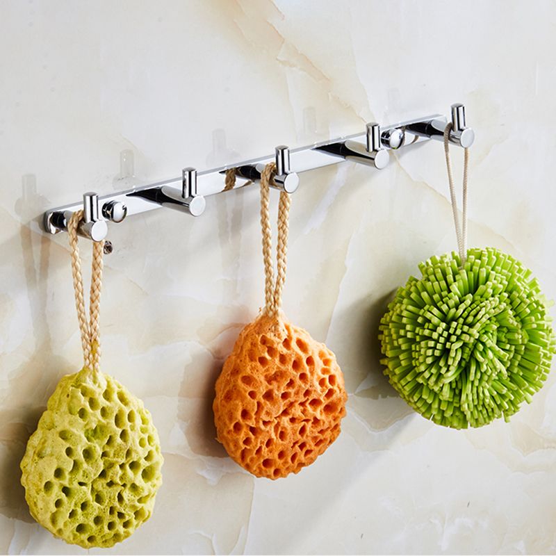 BowLift | Contemporary Bathroom Accessories Hardware Set in Silver Metal