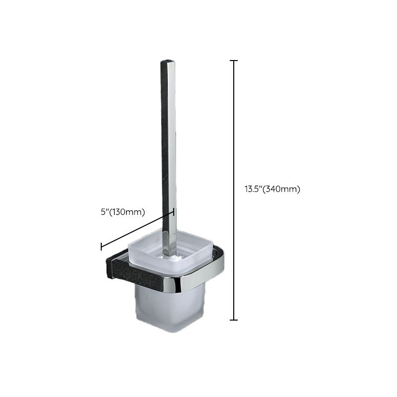 BowLift | Polished Chrome Modern Bathroom Accessory Set made of Stainless Steel Towel Holder/Soap Dish