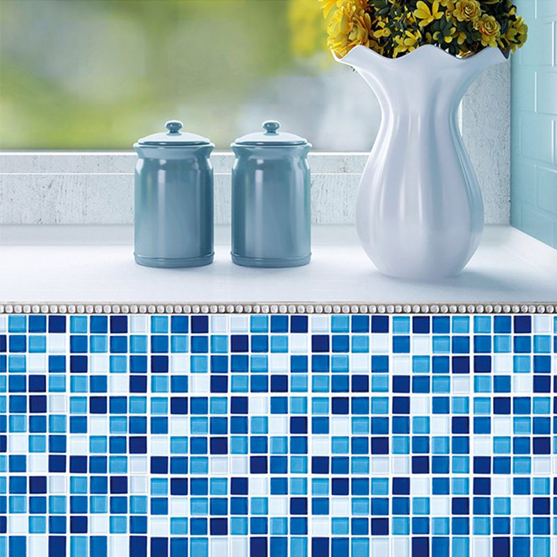 BowLift | Peel & Stick Mosaic Tile Plastic Square Stain-Resistant Peel and Stick Tiles for Shower