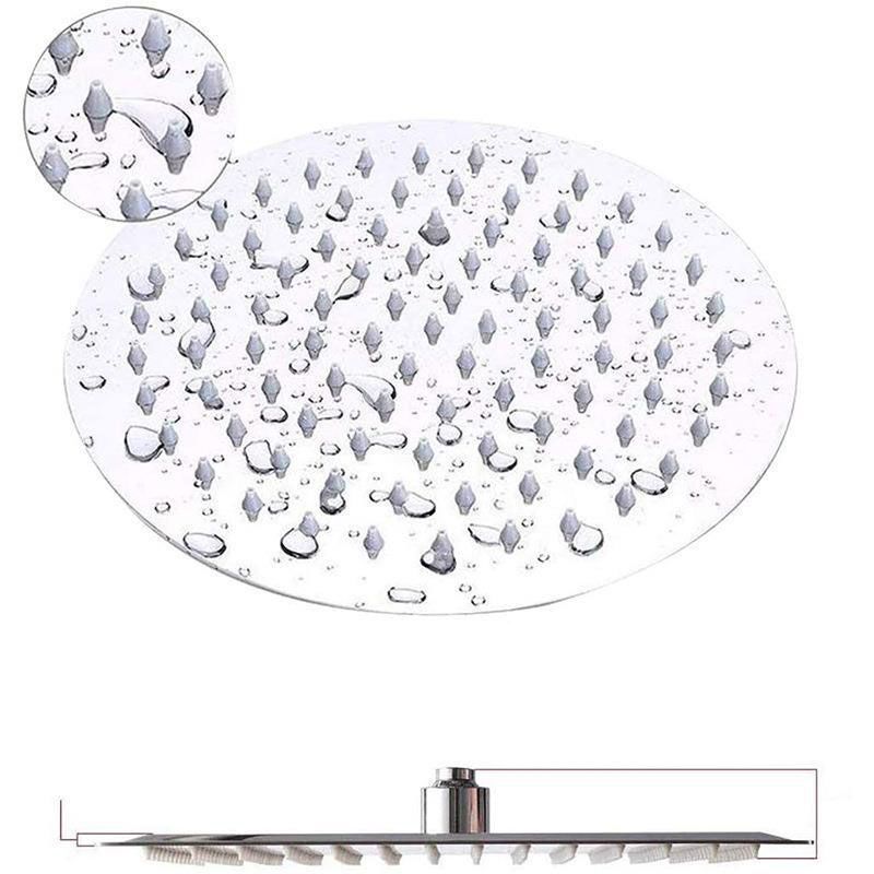 BowLift | Stainless Steel 8 Inch Shower Set 5 Sprays Handheld Showerhead Shower Arm