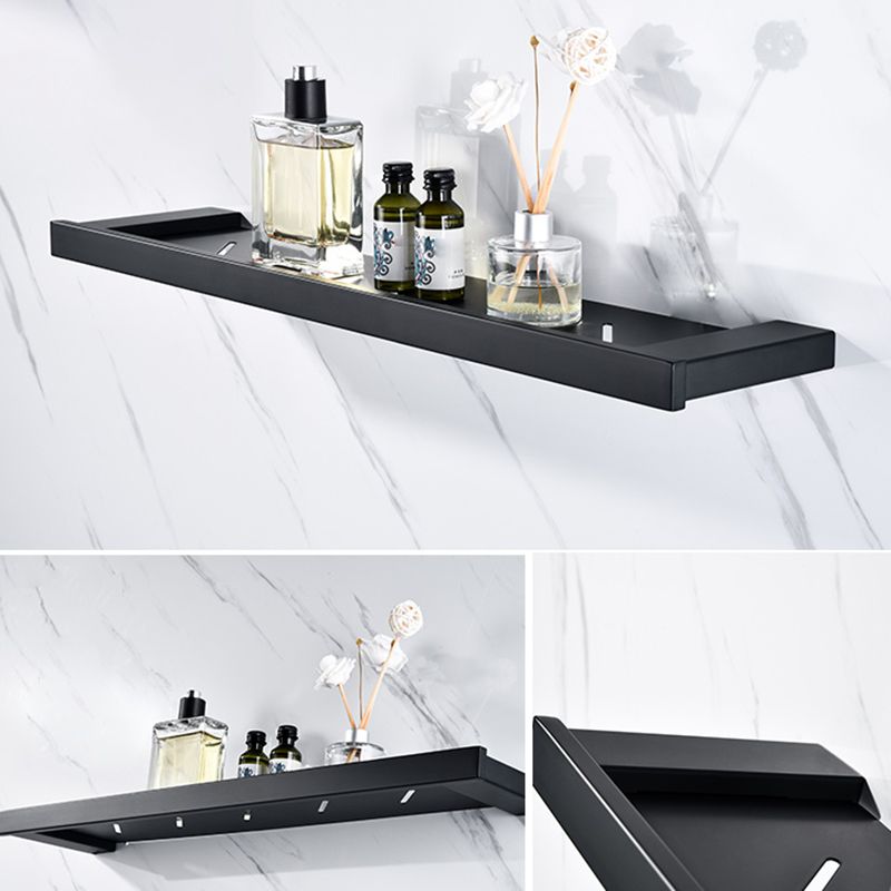 BowLift | 5-piece Modernism Bath Accessory Set in Matte Black Stainless Steel