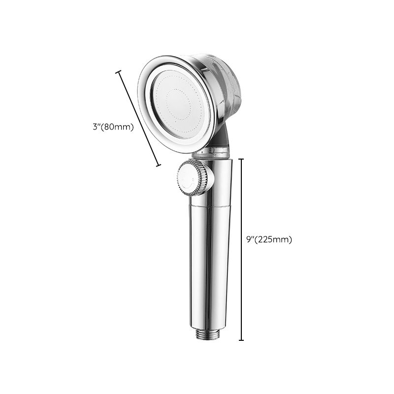 BowLift | Modern Standard Shower Head Round Metal Adjustable Spray Pattern Shower Head