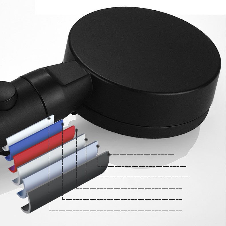 BowLift | Contemporary Showerhead Combination Handheld Shower Plastic Wall Mount Round Showerhead