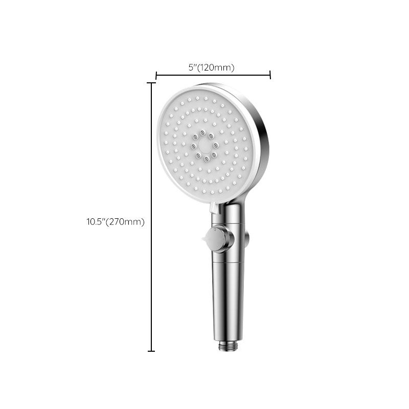 BowLift | Contemporary Hand Shower Round Shower Head Combo in Silver