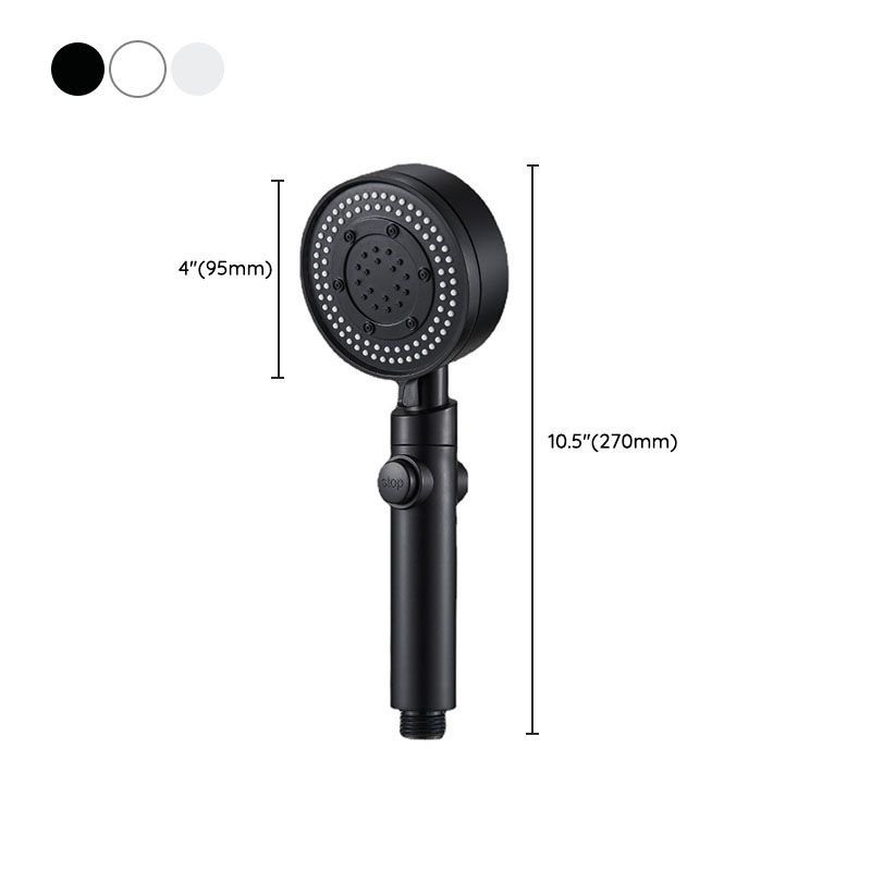 BowLift | Contemporary Hand Shower Plastic Round Hand Shower with Self-Cleaning