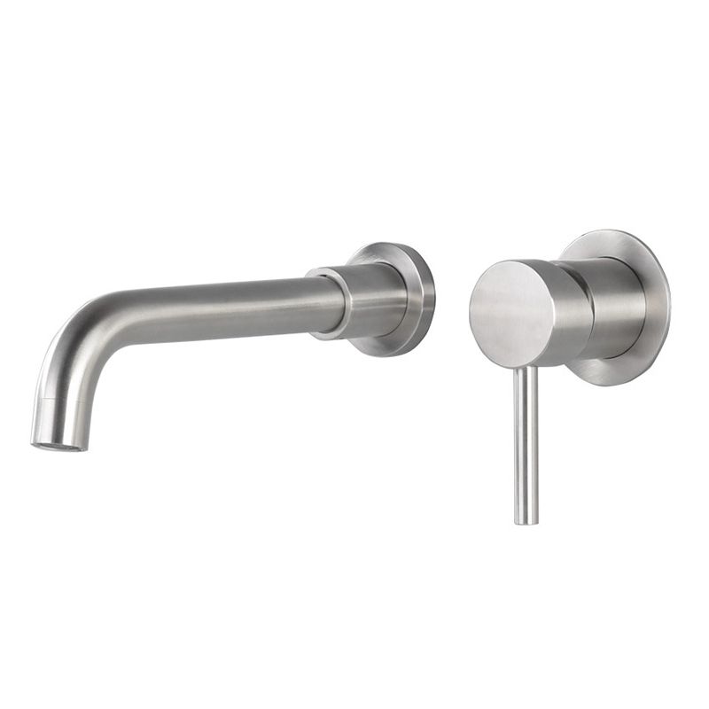 BowLift | Industrial bathroom faucet brass lever handles 2-hole faucets wall-mounted faucet