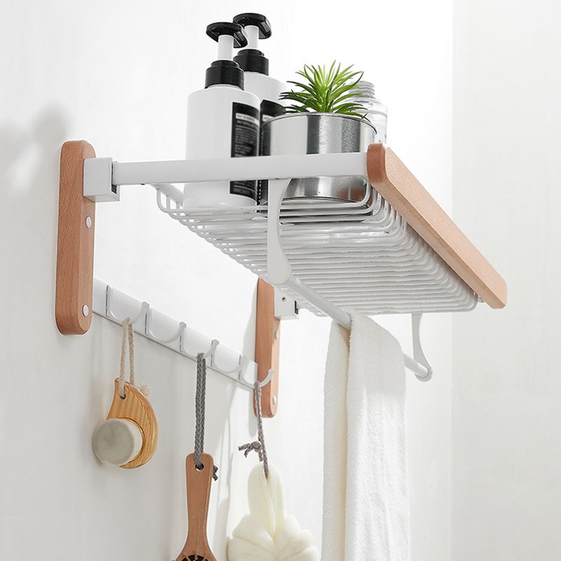 BowLift | White Bathroom Set Solid Wood & Aluminium Bathroom Accessories individually or as a set