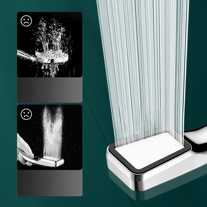 BowLift | Traditional Style Handheld Shower Plastic Handheld Shower with Square Shape