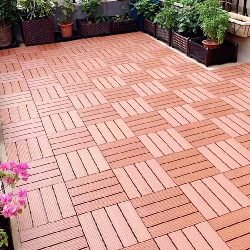 BowLift | Classic wooden tiles for garden patio flooring to lay