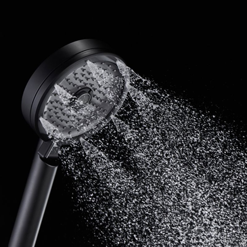 BowLift | Matt Black Hand Shower Modern 3-Stream Round Wall Mounted Hand Shower