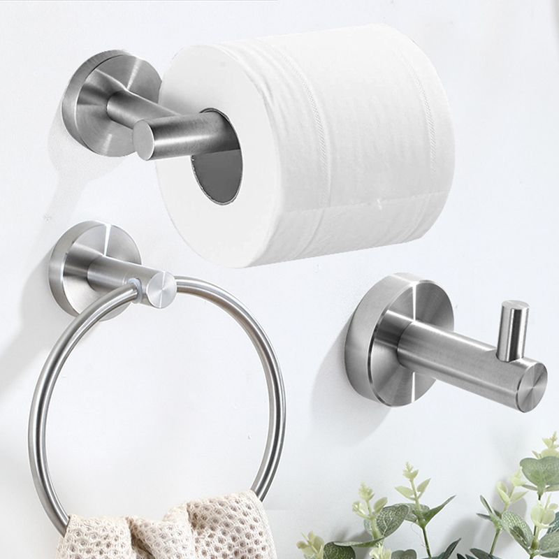 BowLift | Stainless Steel Bathroom Set 3-piece Modern Style Simple Bathroom Accessories Set
