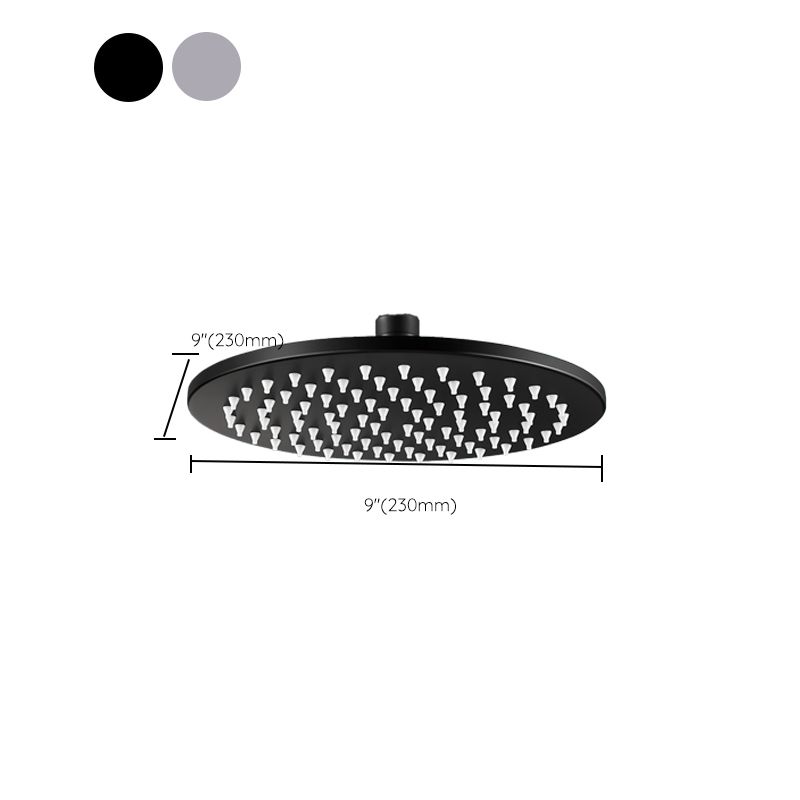 BowLift | Contemporary square shower head combination with handheld shower