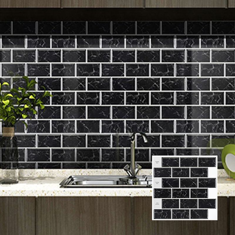 BowLift | Peel & Stick Subway Tiles Plastic Stain Resistant Peel & Stick Subway Tiles 5-Pack