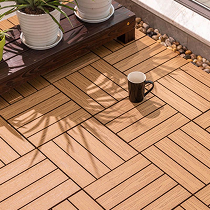 BowLift | Classic wooden tiles for garden patio flooring to lay