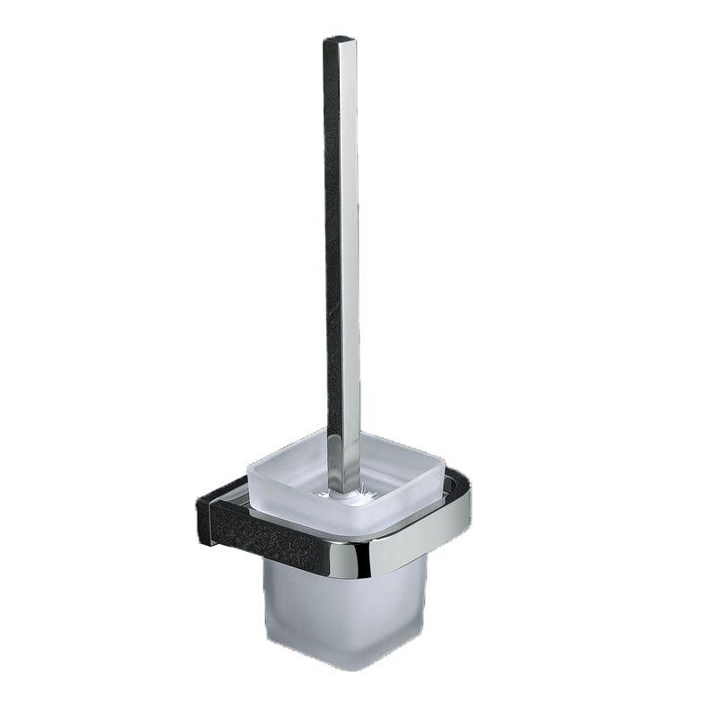 BowLift | Polished Chrome Modern Bathroom Accessory Set made of Stainless Steel Towel Holder/Soap Dish