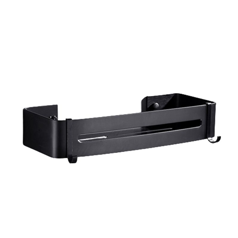 BowLift | Matt Black Modern Bathroom Accessory Set, Set of 3, Bathroom Shelf