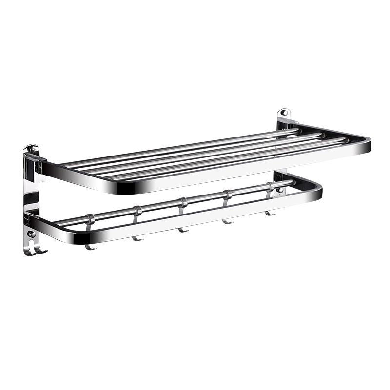 BowLift | Classic Polished Chrome Bathroom Accessory Set Towel Holder/Paper Holder/Robe Hooks Included