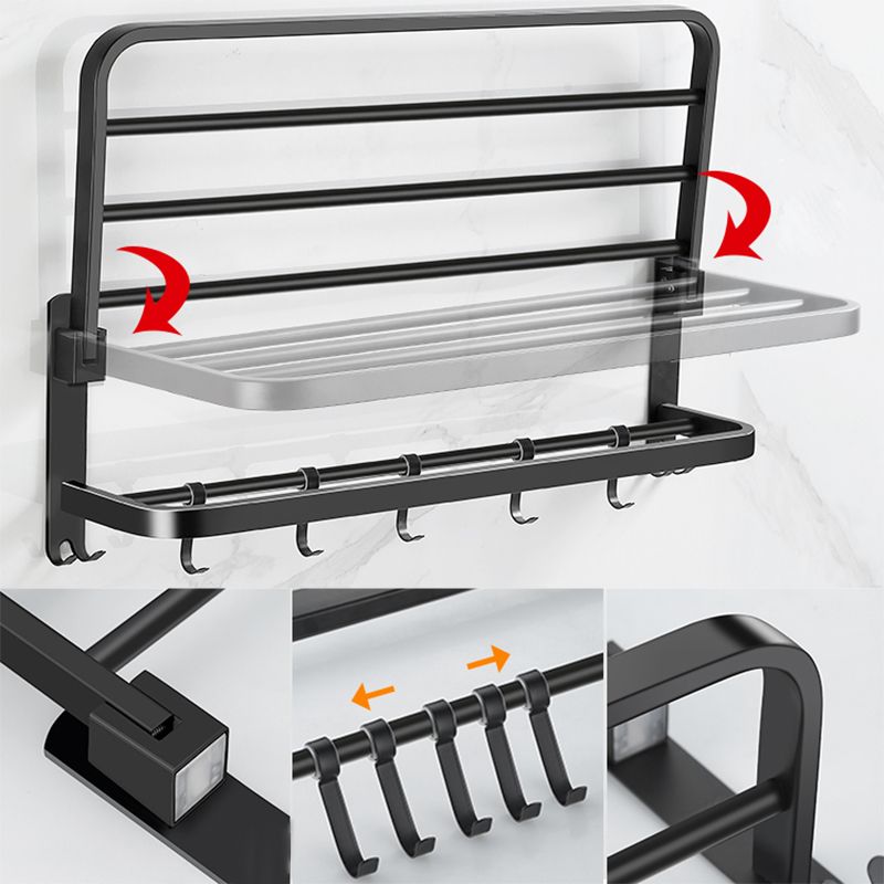 BowLift | Matte black bathroom accessory set Modern bathroom accessory hardware set