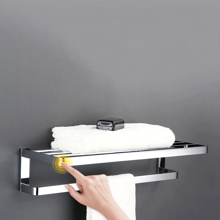 BowLift | 5-piece Bathroom Accessory Set Modern Polished Chrome Bathroom Set