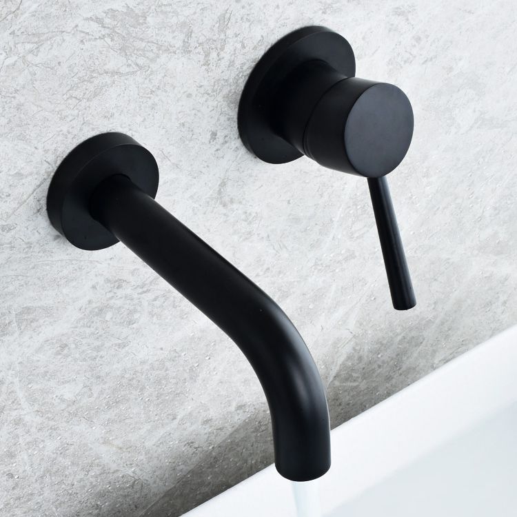 BowLift | Wall-mounted Bronze Bathtub Filler Double Handles Bathtub Spout Bathtub Faucet Trim