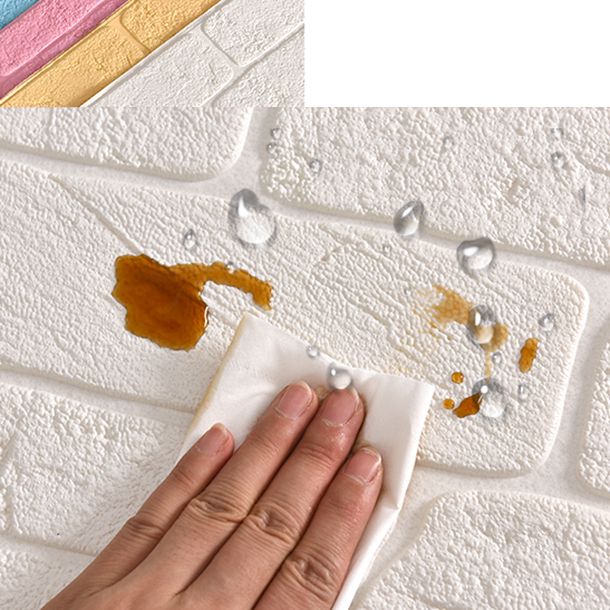 BowLift | Industrial 3D Brick Wall Plank Bathroom Living Room Wall Panel Set of 10