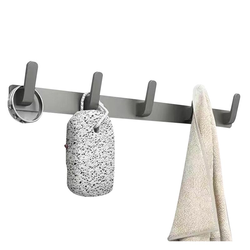 BowLift | Matt gray bathroom accessory set bathroom shelf/towel holder & paper holder included