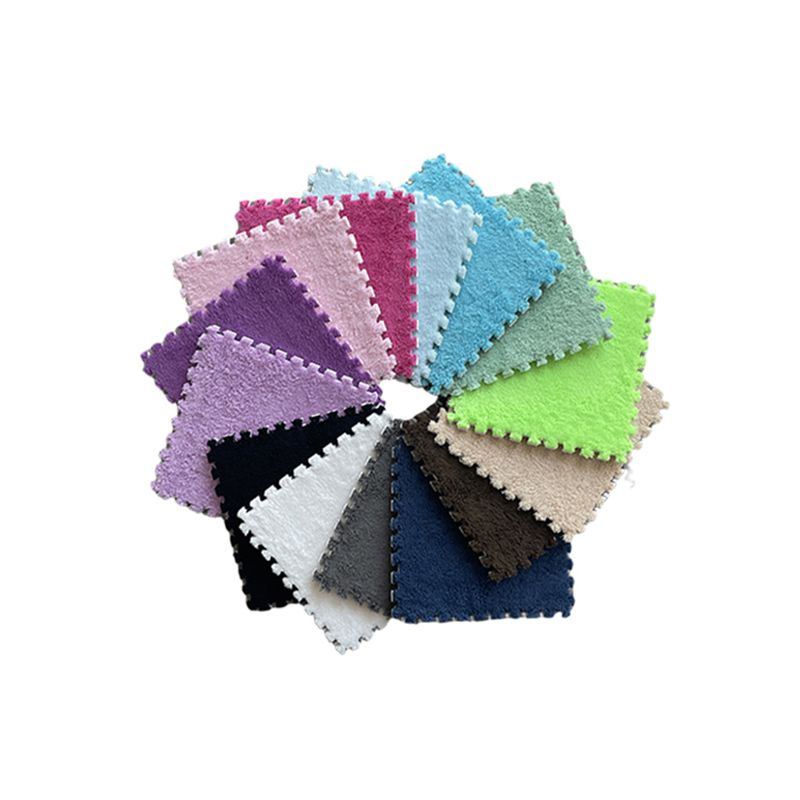 BowLift | Multicolored Level Loop Carpet Tile Non-Slip Composite Floor Tiles for Bedroom