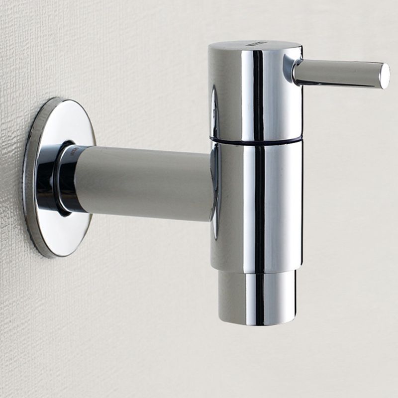 BowLift | Contemporary Wall-Mounted Bathroom Faucet Single Hole Low Arc Solid Brass Circular Faucet