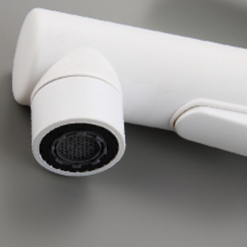 BowLift | Contemporary Single Handle Faucet Retractable Sink Faucet with Lever Handle