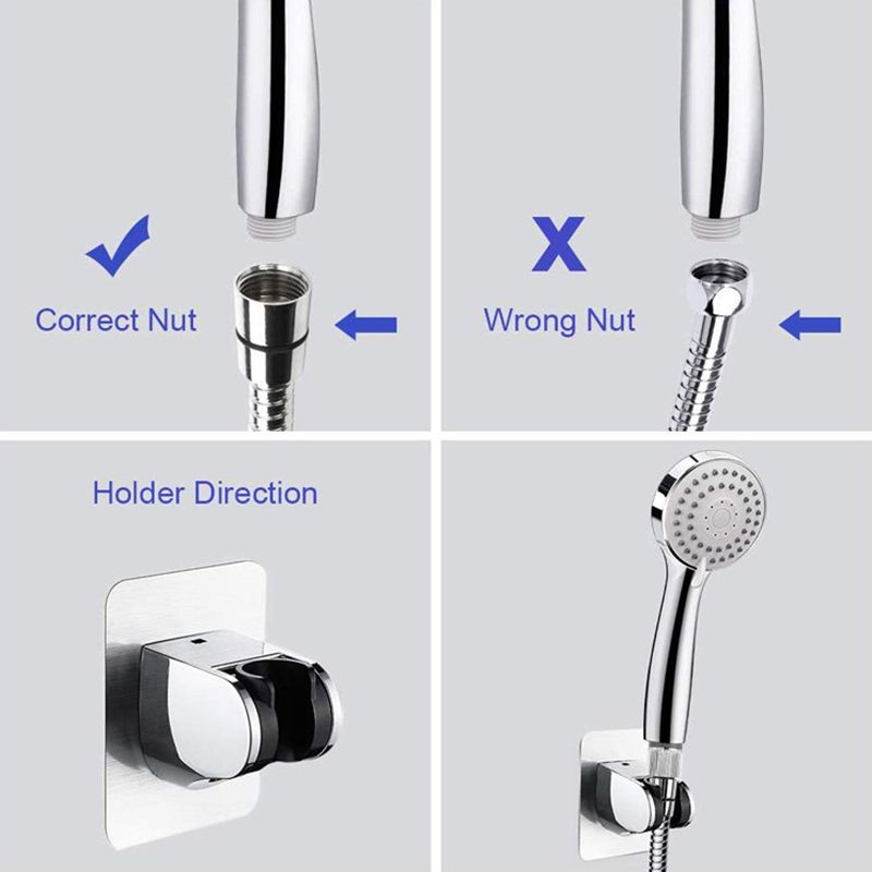 BowLift | Contemporary Style Shower Head Metal Bathroom Shower Head with Hose