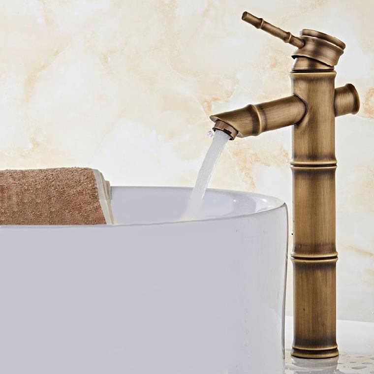 BowLift | Brass Country Basin Tap Single Hole Sink Faucet for Bathroom